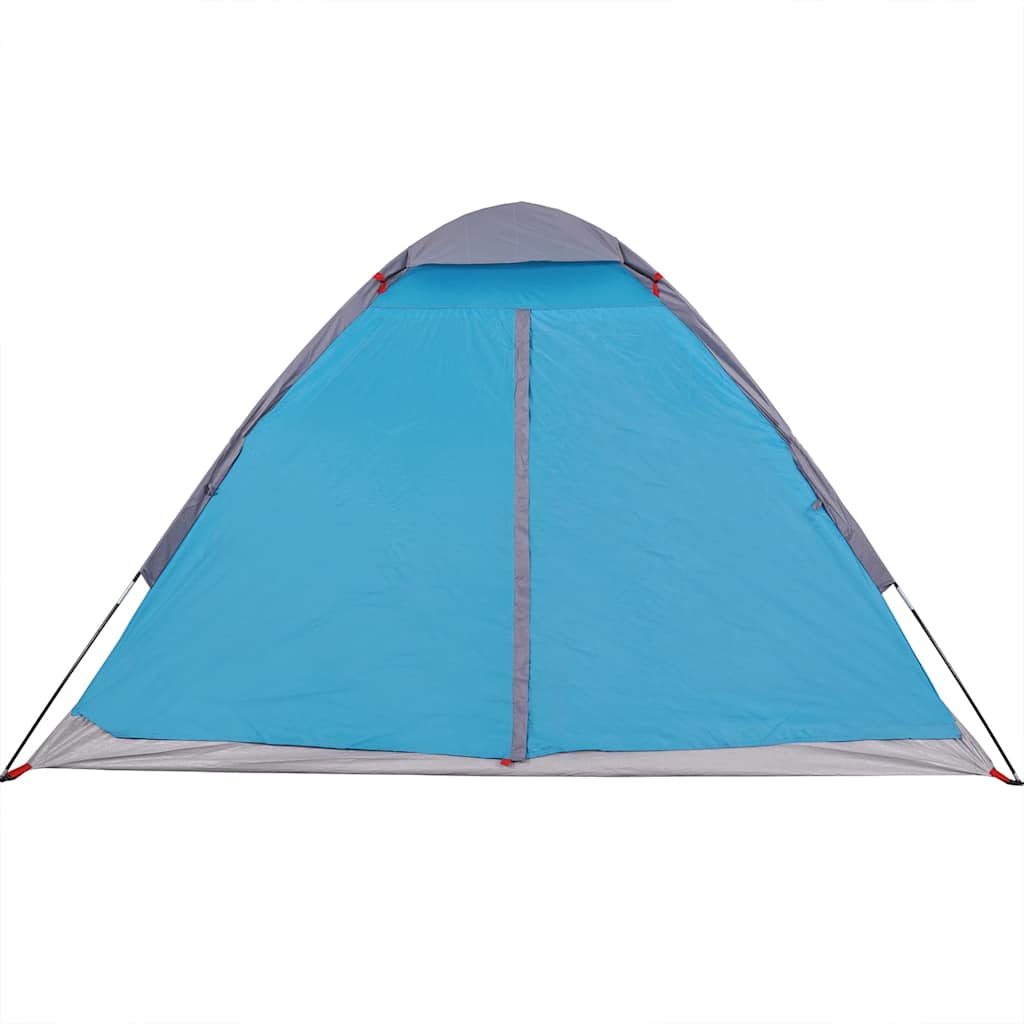 Tenda da Campeggio a Cupola per 2 Persone Blu Impermeabile