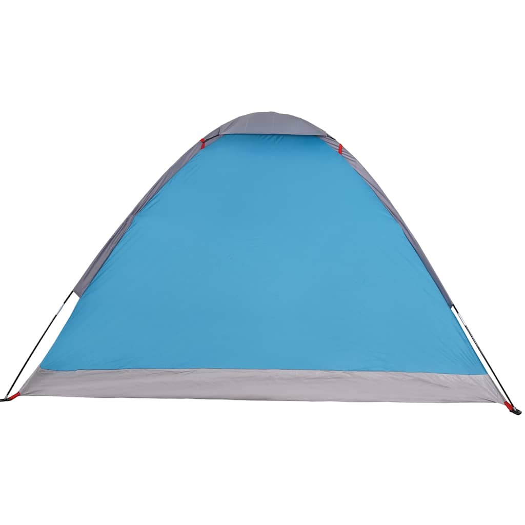 Tenda da Campeggio a Cupola per 2 Persone Blu Impermeabile