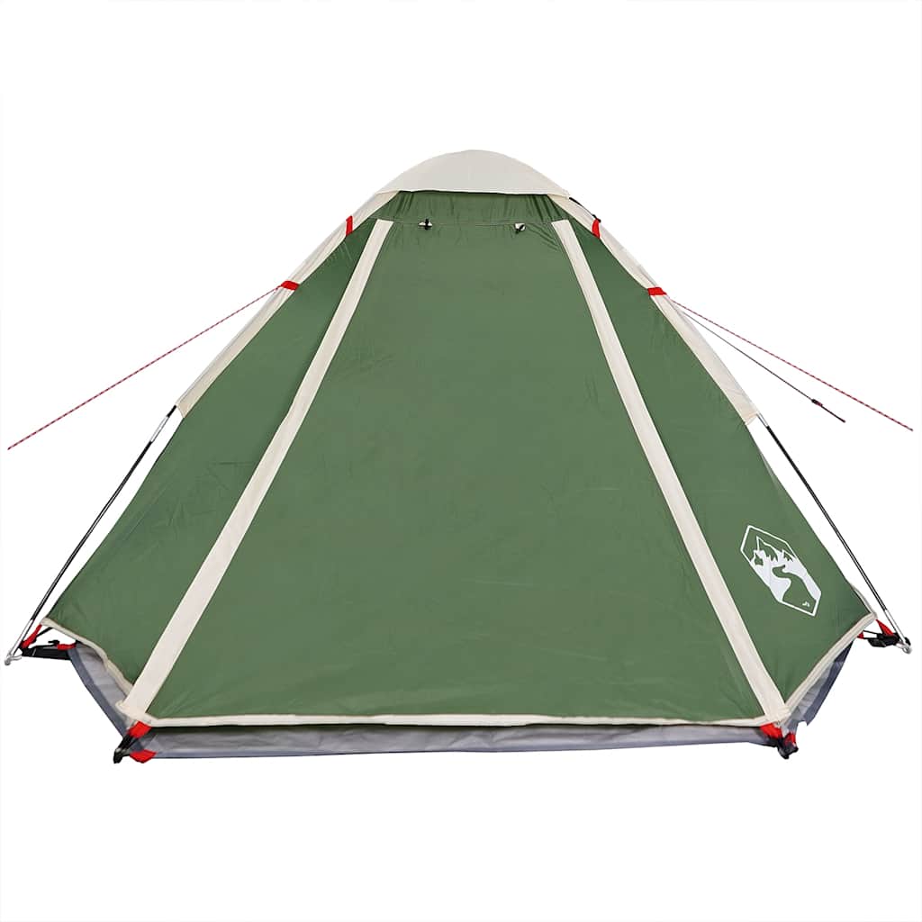 Tenda da Campeggio a Cupola per 4 Persone Verde Impermeabile 94769