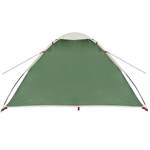 Tenda da Campeggio a Cupola per 4 Persone Verde Impermeabile
