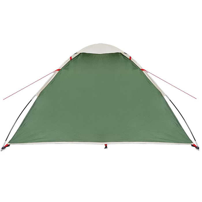 Tenda da Campeggio a Cupola per 4 Persone Verde Impermeabile