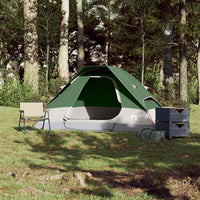 Tenda da Campeggio a Cupola per 2 Persone Verde Impermeabile 94773