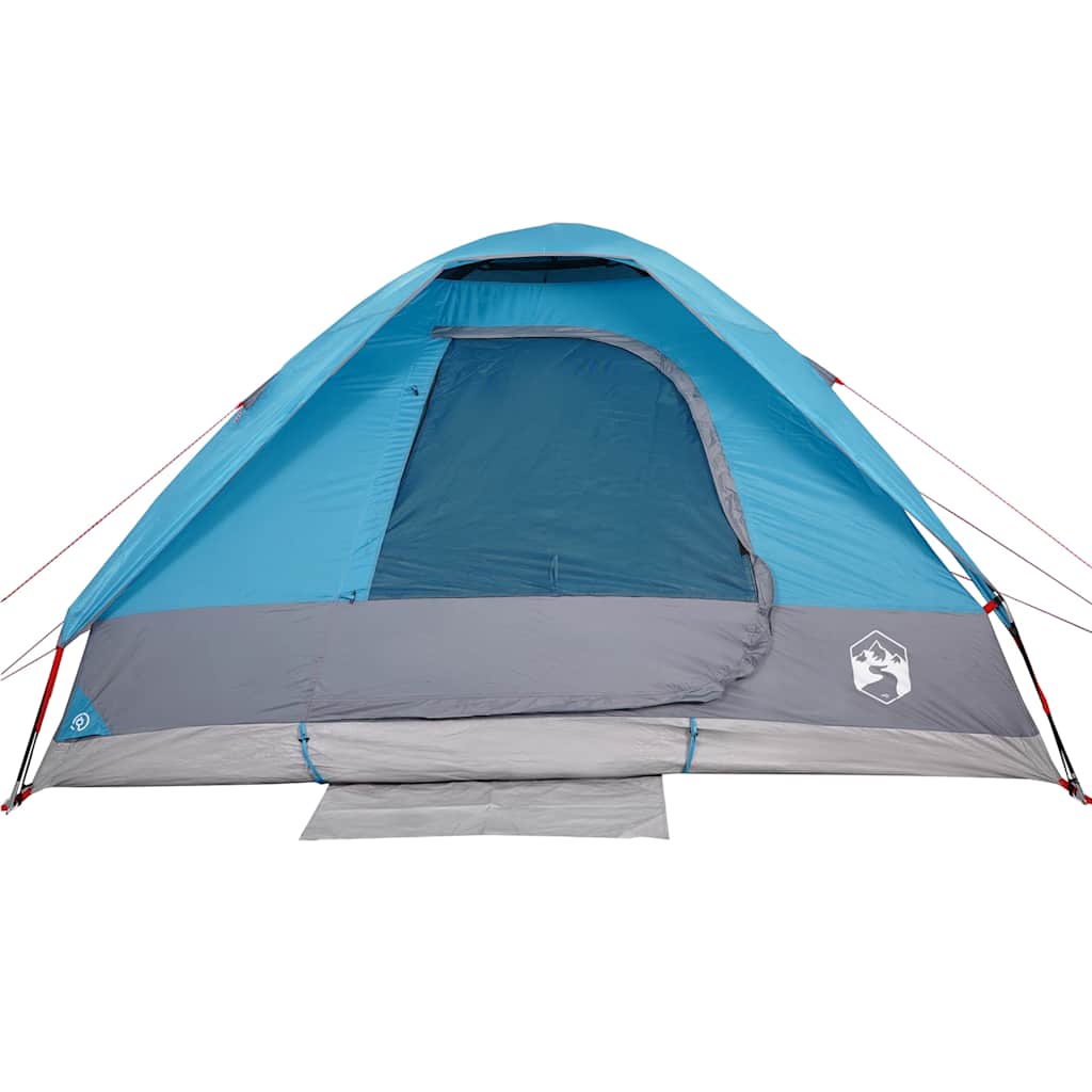 Tenda da Campeggio a Cupola per 2 Persone Blu Impermeabile 94774