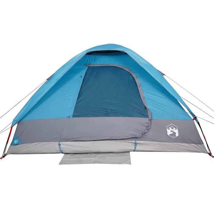 Tenda da Campeggio a Cupola per 2 Persone Blu Impermeabile 94774