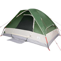 Tenda da Campeggio a Cupola per 4 Persone Verde Impermeabile 94777