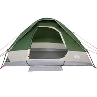 Tenda da Campeggio a Cupola per 4 Persone Verde Impermeabile 94777