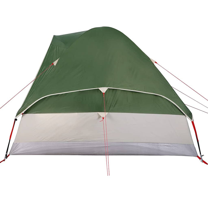 Tenda da Campeggio a Cupola per 4 Persone Verde Impermeabile 94777