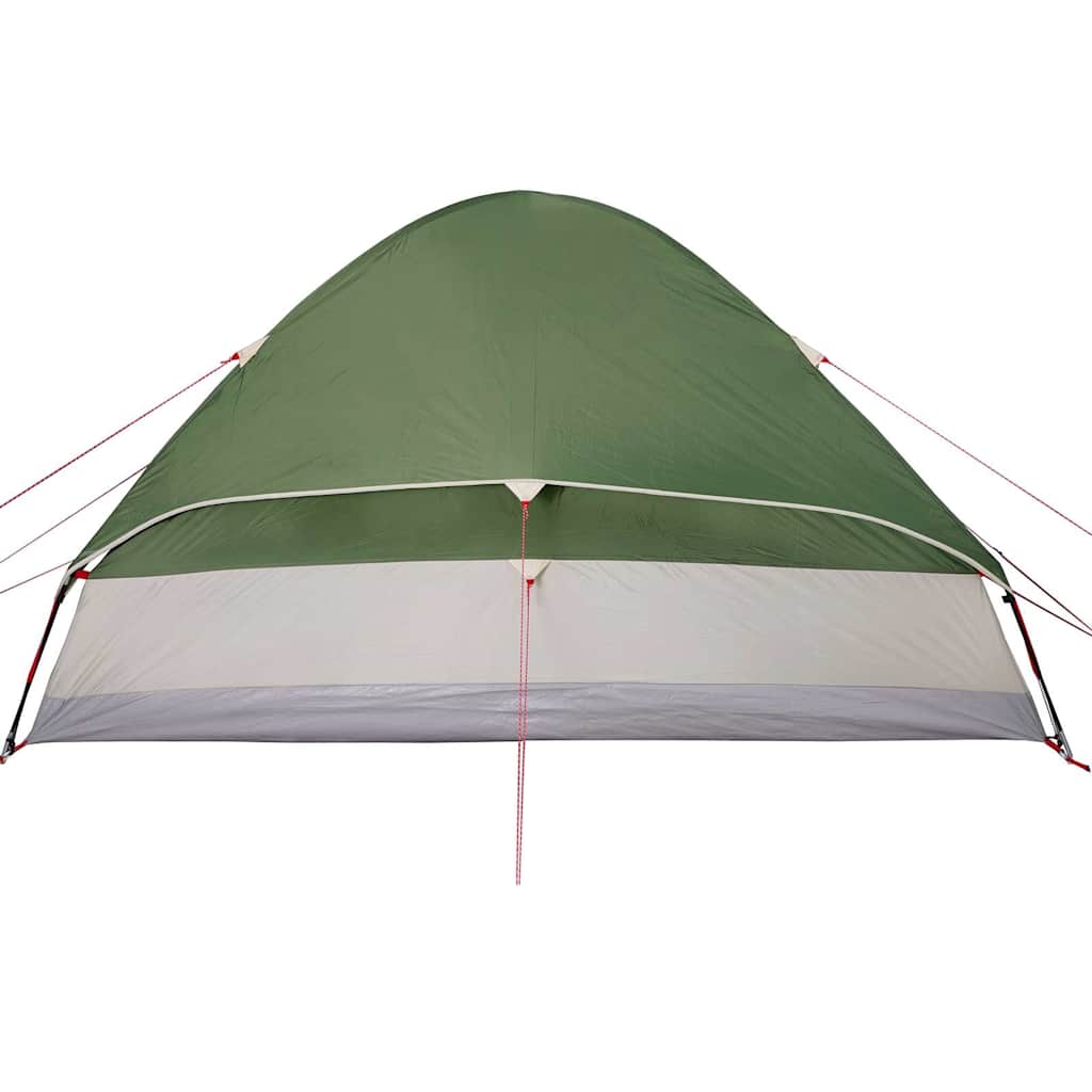 Tenda da Campeggio a Cupola per 4 Persone Verde Impermeabile