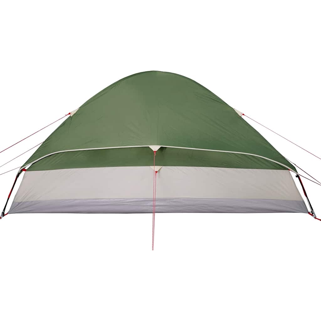 Tenda da Campeggio a Cupola per 6 Persone Verde Impermeabile