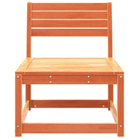 Divano da Giardino Marrone Cera in Legno Massello Pino 844671