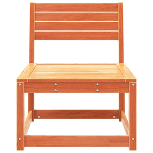 Divano da Giardino Marrone Cera in Legno Massello Pino 844671