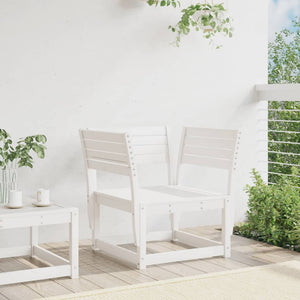 Sedia da Giardino Bianca in Legno Massello di Pinocod mxl 113741