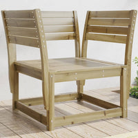 Sedia da Giardino in Legno di Pino Impregnato 844678