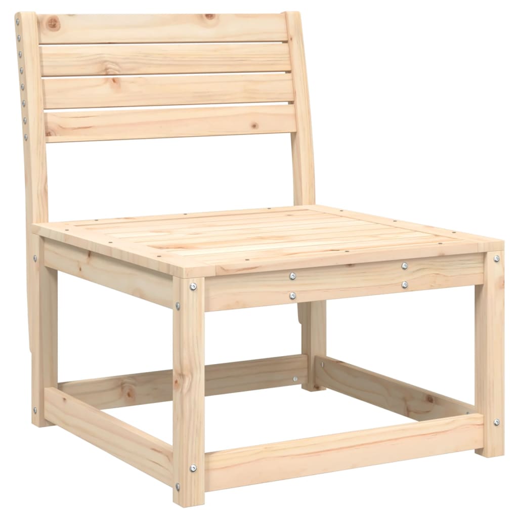 Divani da Giardino con Cuscini 2 pz Legno Massello di Pino 844704