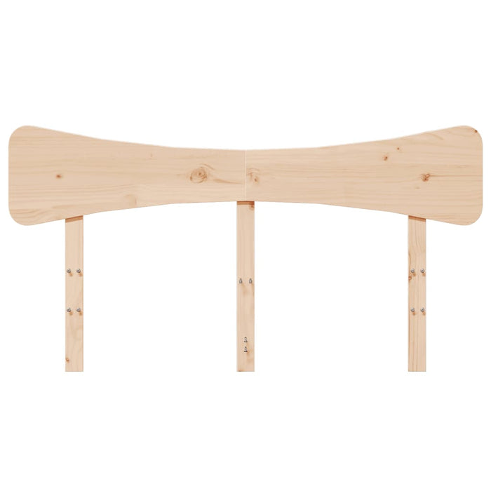 Testiera 150 cm in Legno Massello di Pino 844773