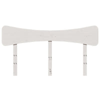 Testiera Bianca 150 cm in Legno Massello di Pino 844774