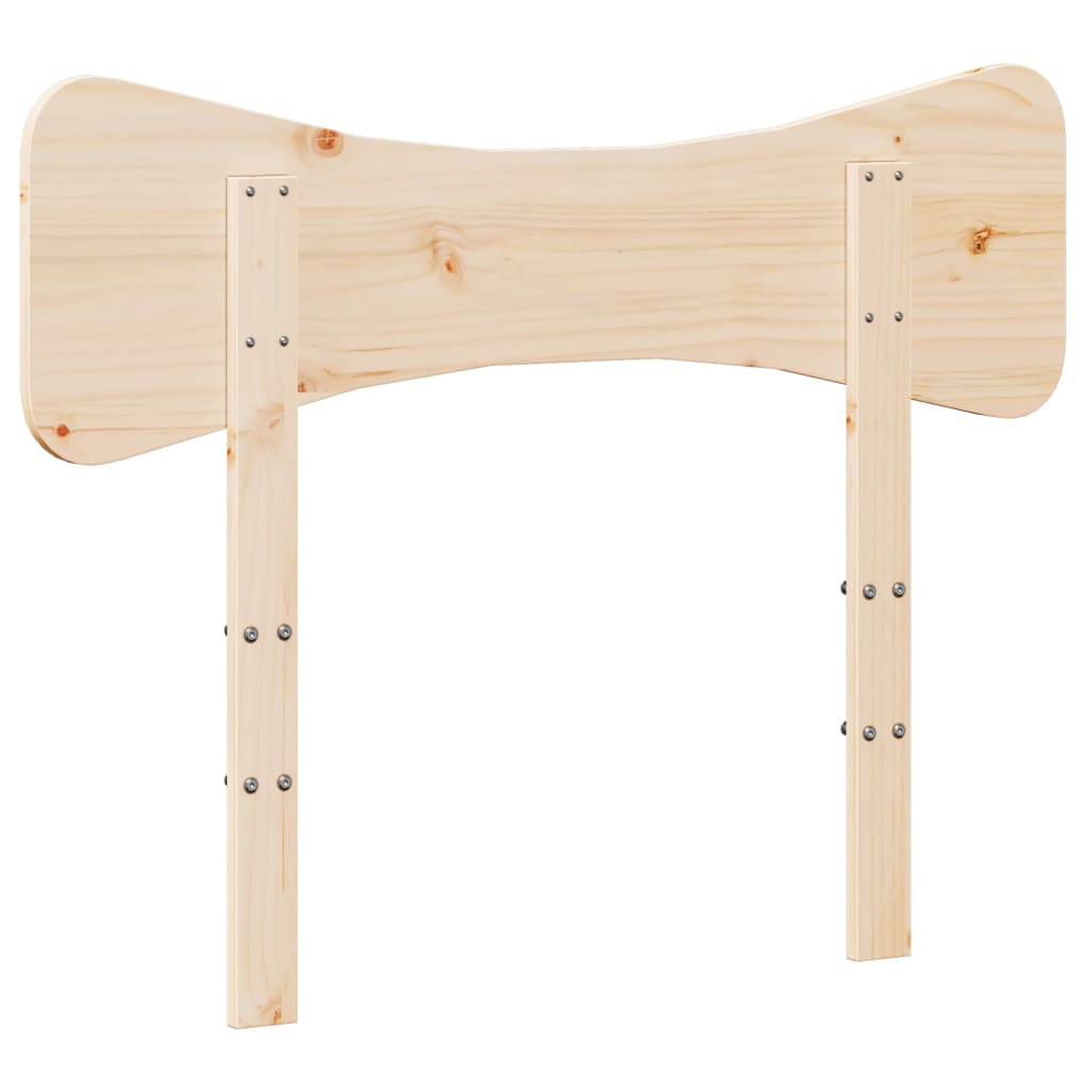 Testiera-Testata-Testiera Decorativa 100 cm in Legno Massello di Pino