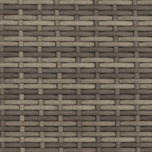 Lettino Prendisole con Cuscini Grigio in Polyrattan 368328