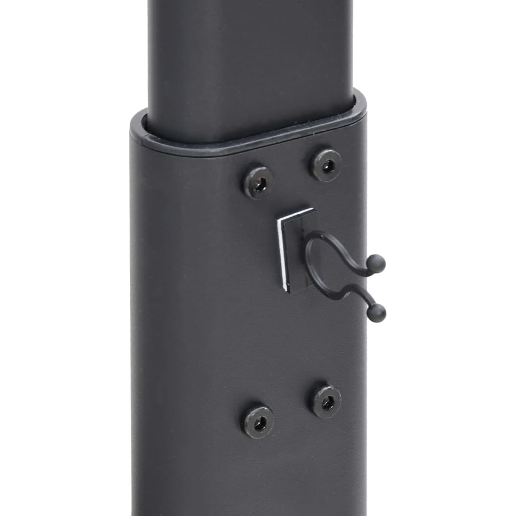 Supporto TV Angolare 2 Ripiani per 32-65 Pollici Nero 379566