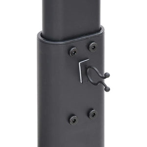 Supporto TV Angolare 2 Ripiani per 32-65 Pollici Nero 379566