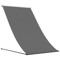 Tenda da Sole Retrattile Antracite 150x150 cm Tessuto e Acciaio 368751