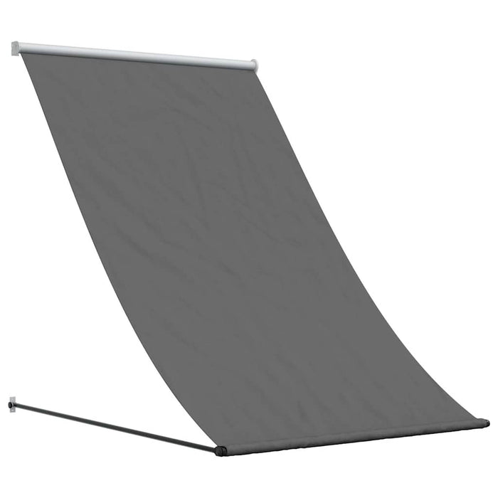 Tenda da Sole Retrattile Antracite 150x150 cm Tessuto e Acciaio 368751