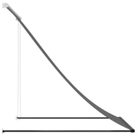 Tenda da Sole Retrattile Antracite 150x150 cm Tessuto e Acciaio 368751