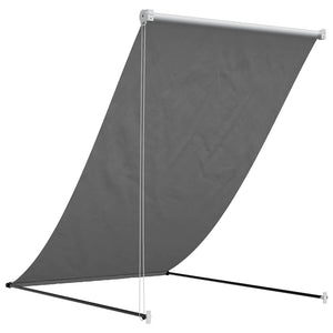 Tenda da Sole Retrattile Antracite 150x150 cm Tessuto e Acciaio 368751