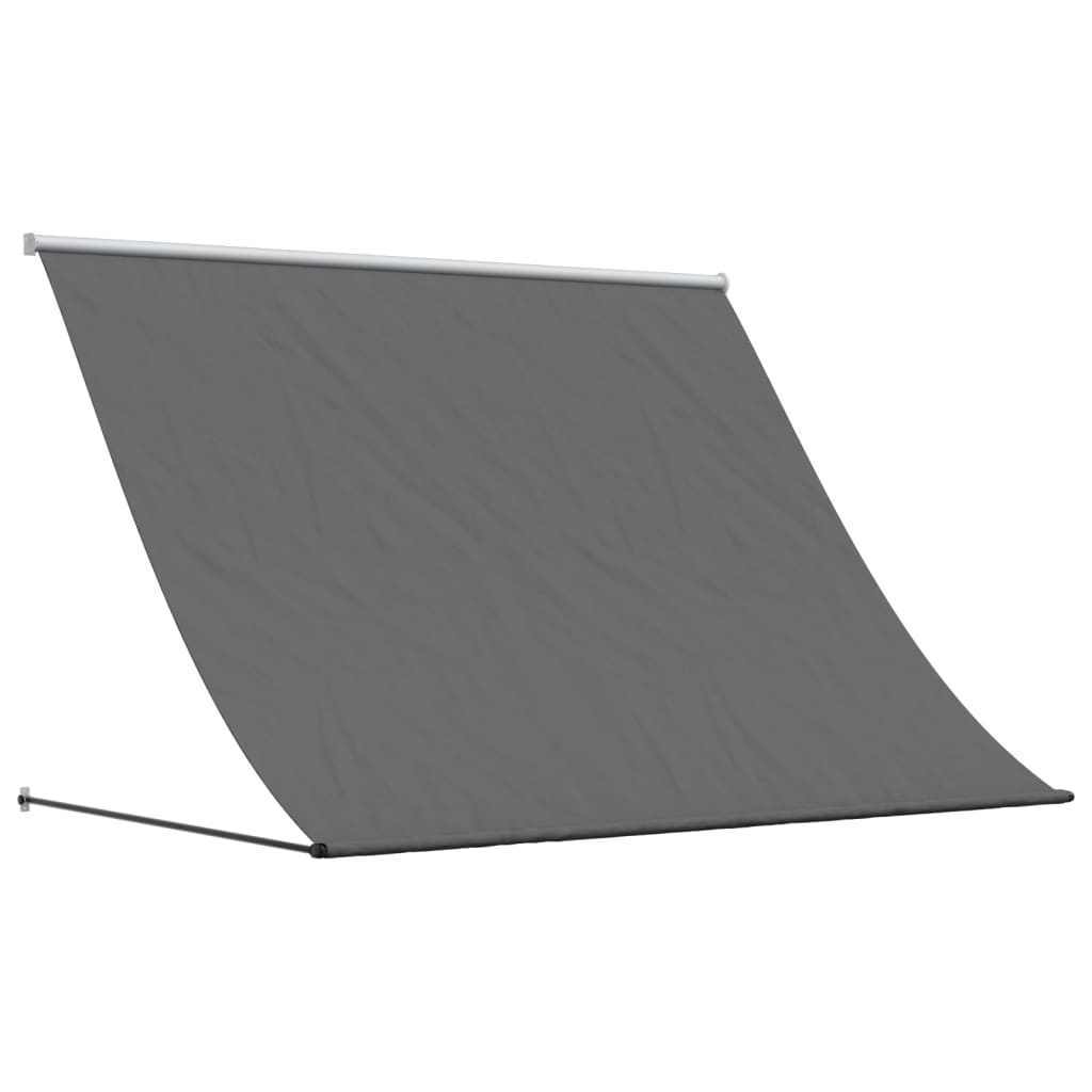 Tenda da Sole Retrattile Antracite 200x150 cm Tessuto e Acciaio 368752