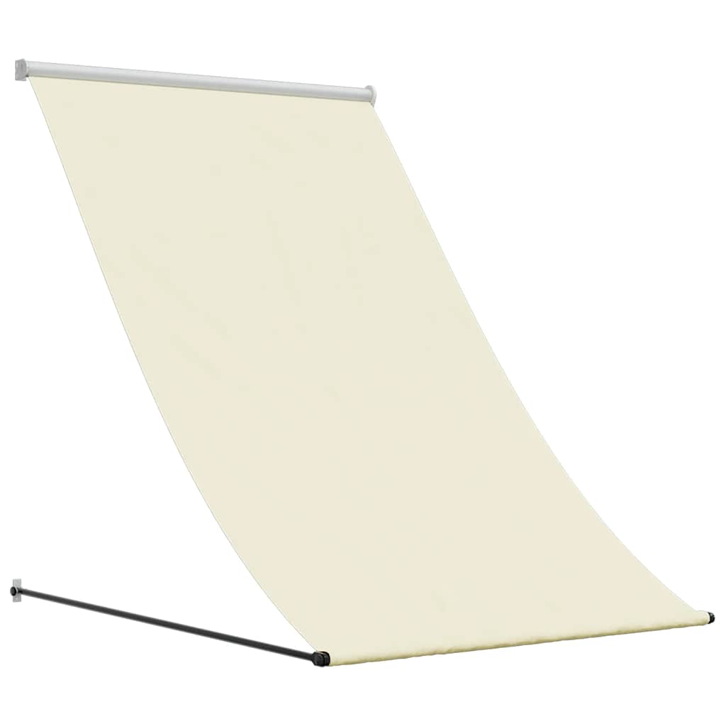 Tenda da Sole Retrattile Crema 150x150 cm in Tessuto e Acciaio