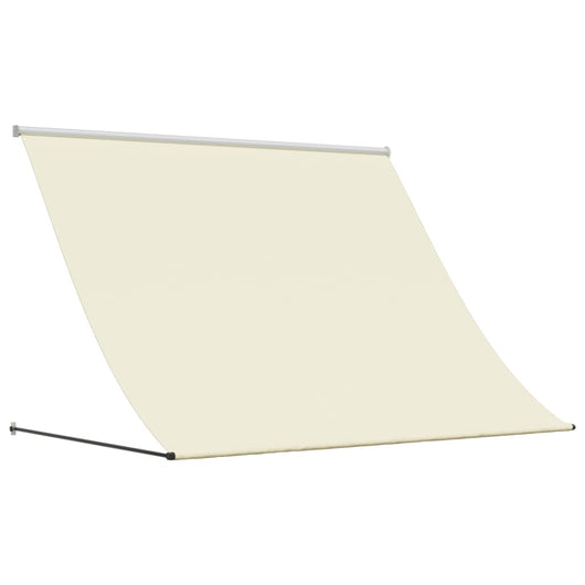 Tenda da Sole Retrattile Crema 250x150 cm in Tessuto e Acciaio 368760