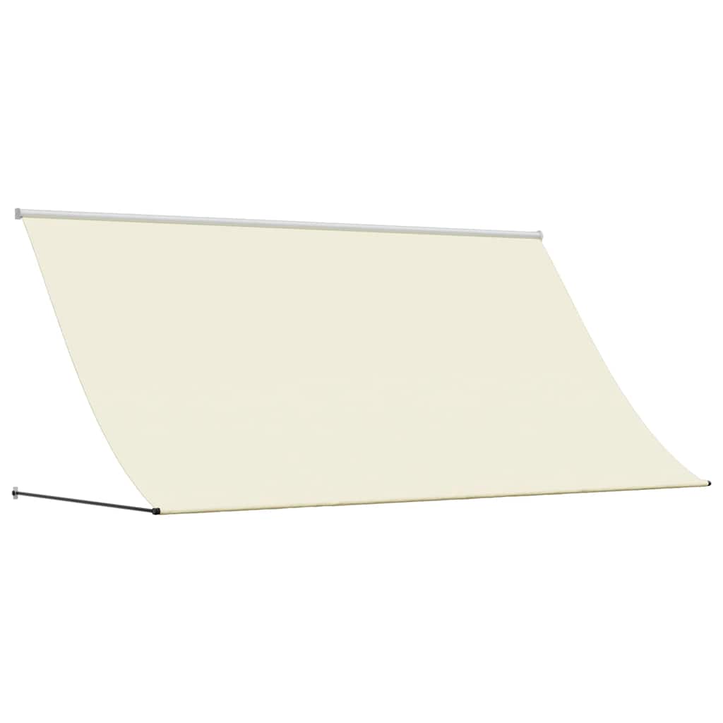 Tenda da Sole Retrattile Crema 300x150 cm in Tessuto e Acciaio 368761