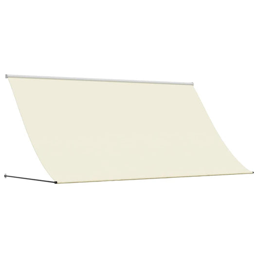 Tenda da Sole Retrattile Crema 300x150 cm in Tessuto e Acciaio 368761