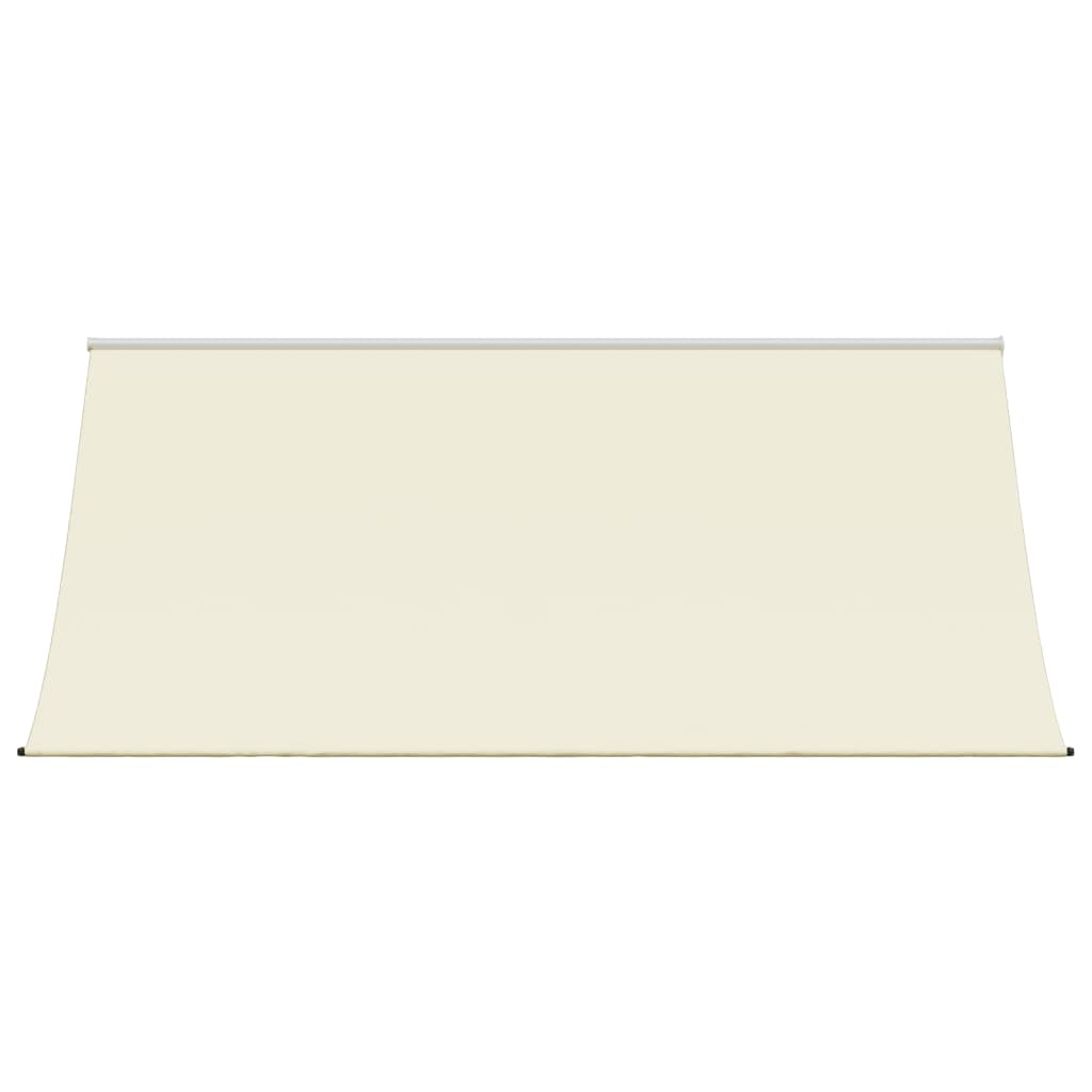 Tenda da Sole Retrattile Crema 300x150 cm in Tessuto e Acciaio 368761