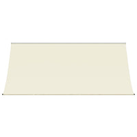 Tenda da Sole Retrattile Crema 300x150 cm in Tessuto e Acciaio 368761