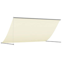 Tenda da Sole Retrattile Crema 300x150 cm in Tessuto e Acciaio 368761