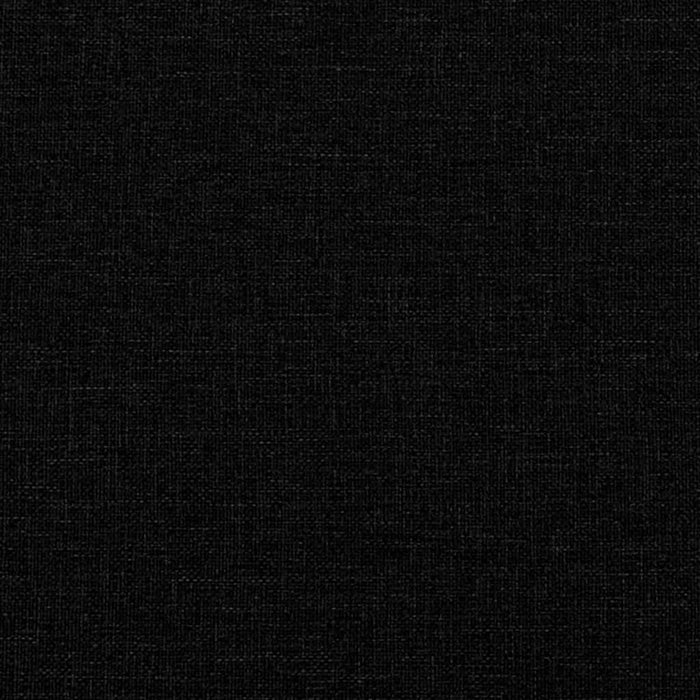 Divano Letto a 2 Posti con Poggiapiedi Nero in Tessuto 3216248