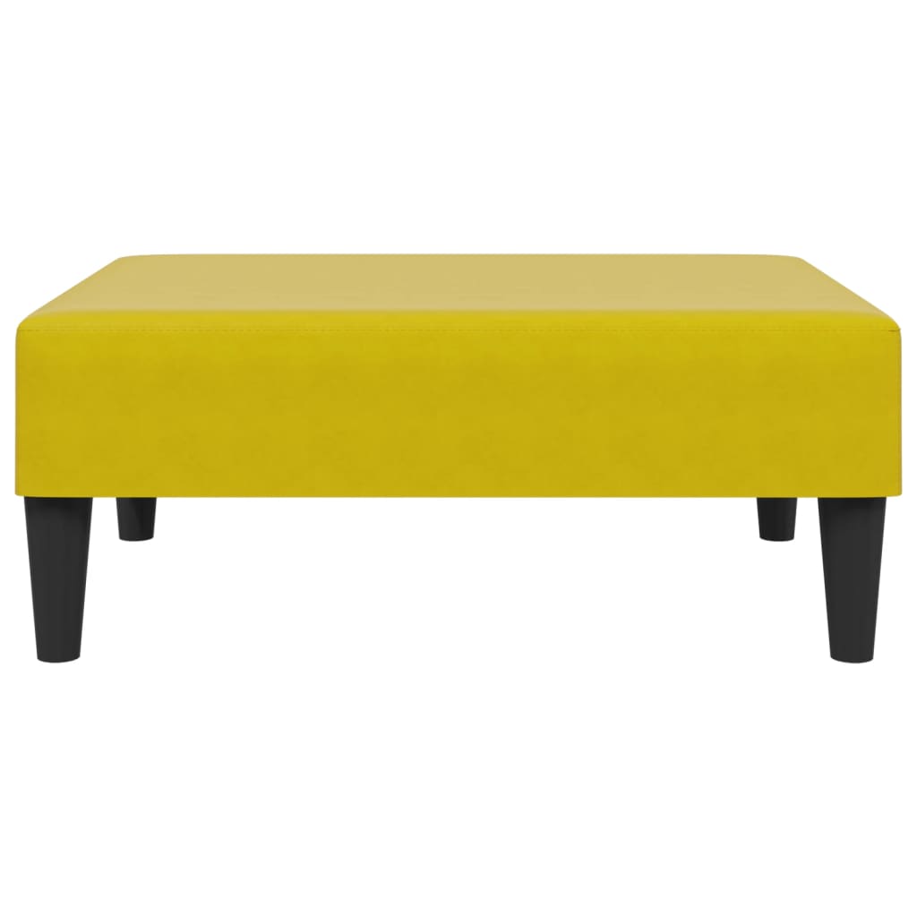 Set di Divani 2 pz con Cuscini Giallo in Velluto 3216266