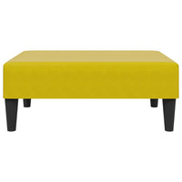 Set di Divani 2 pz con Cuscini Giallo in Velluto 3216266