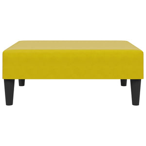 Set di Divani 2 pz con Cuscini Giallo in Velluto 3216266