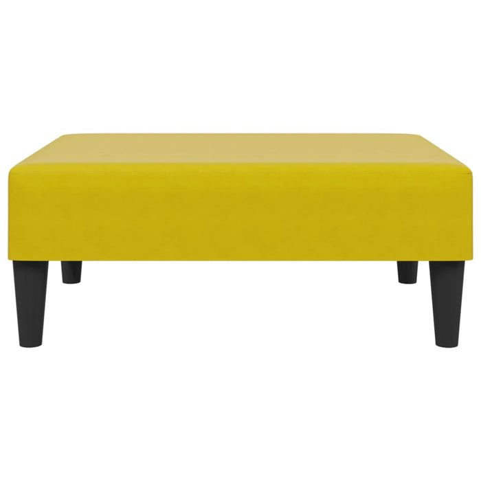 Set di Divani 2 pz con Cuscini Giallo in Velluto 3216266