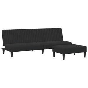 Set di Divani 2 pz Nero in Velluto 3216277