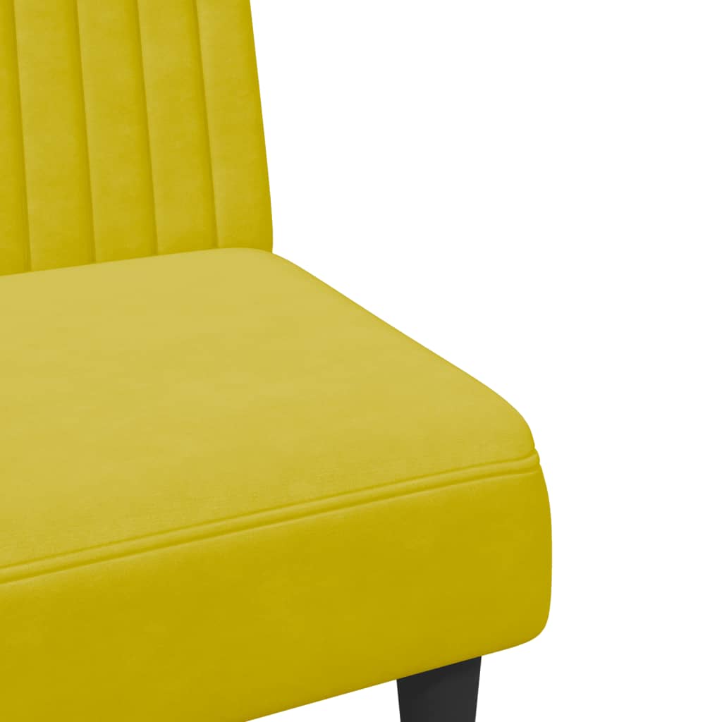 Set di Divani 2 pz Giallo in Velluto 3216278