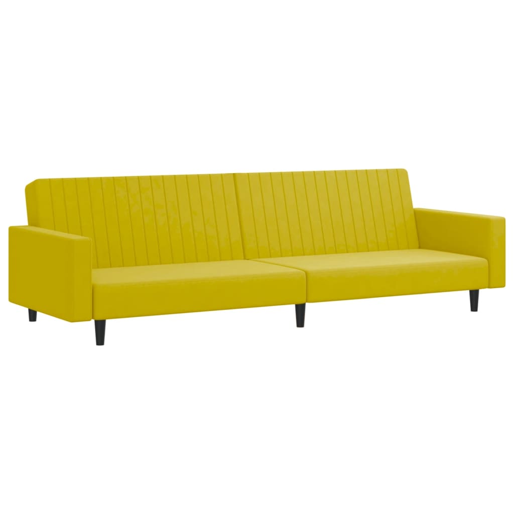 Set di Divani 2 pz Giallo in Velluto 3216284