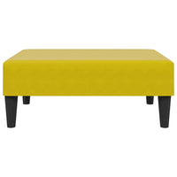 Set di Divani 2 pz Giallo in Velluto 3216284