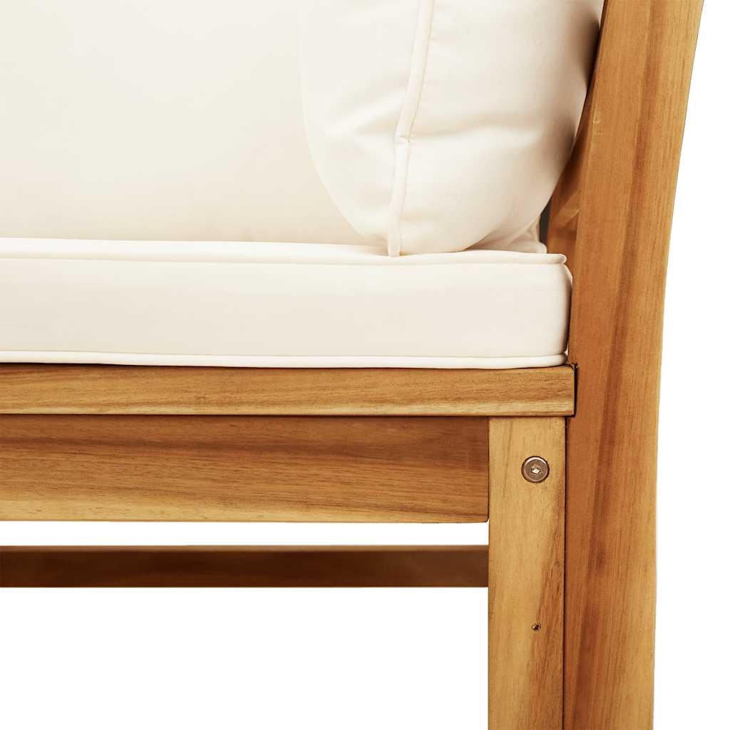 Set Salotto da Giardino 5 pz con Cuscini Legno Massello Acacia 3214302