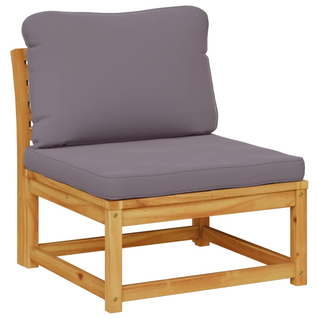 Set Salotto da Giardino 7 pz con Cuscini Legno Massello Acacia 3214323