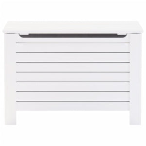 Contenitore con Coperchio RANA Bianco 80x49x54 cm Massello Pino