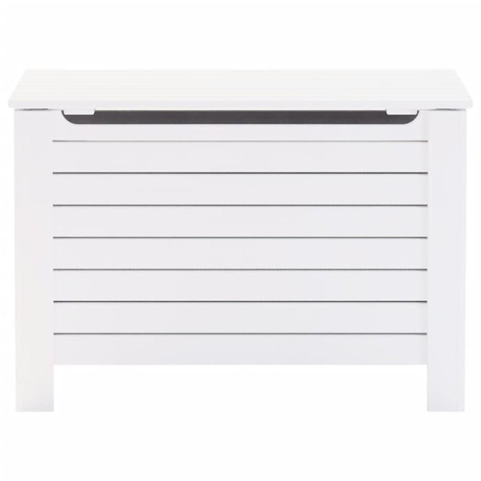 Contenitore con Coperchio RANA Bianco 80x49x54 cm Massello Pino