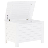 Contenitore con Coperchio RANA Bianco 80x49x54 cm Massello Pino